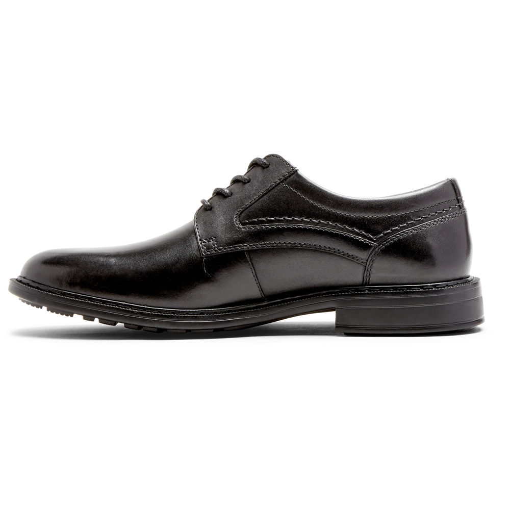 Rockport Oxfords Herr Svarta - Tanner Plain Toe - DUKNJ4510
